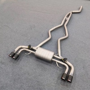 Sistema de Escape Catback de Acero Inoxidable TLS con Acabado Espejo para M340i G20 B58 2018-2023 con Válvula <span class=keywords><strong>RC</strong></span> y Puntas, Sonido Agresivo - Product Image 6