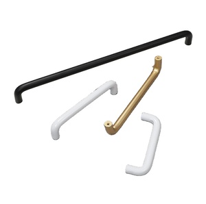 Modern Design in vogue Cabinet Handle Stainless Steel <b>Black</b> Round <b>Black</b> Drawer Handle Cabinet Professional Service - Product Image 1