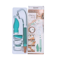 2023 Auto Bulle USB Rechargeable Étanche Exfolier Propre Long Handel Dos Épurateur Bain Douche Mssage Électrique Corps Brosse