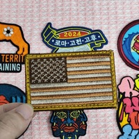 Patch brodé 3D personnalisé en résine, thermocollant ou à coudre, pour vêtements, chapeaux, sacs, sacs à dos, uniformes