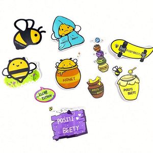 Autocollants en vinyle découpés sur mesure avec logo imprimé, étiquettes de dessins animés imperméables, matériaux PET et papier à des fins décoratives - Product Image 1