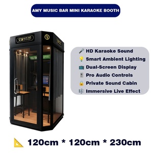 Ninix Black Stainless Steel High-End Enclosed Self-Service Interactive Kiosk-Commercial <b>Smart</b> Terminal Mall Entertainment Model - Product Image 1
