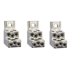 ชุดขั้วต่อสายเคเบิลอะลูมิเนียมเปลือยแบบทองแดง ComPacT รุ่น LV429248 จำนวน 3 ชิ้น 6 สายเคเบิล 600V 250A - Product Image 4