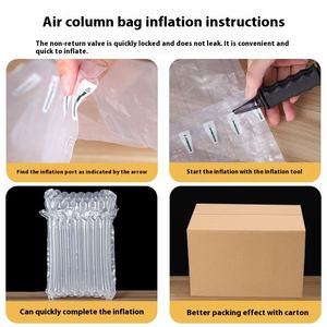 Air-Dfly Fabricant Vente directe de matériaux gonflables PA & PE Rouleau de film d'amortissement pour colonne d'air pour la protection de l'emballage - Product Image 3