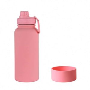 Support magnétique pour téléphone portable Tasse à eau Support extérieur Grande capacité 1L Grande bouche Tasse à vide Bouilloire de sport en acier inoxydable - Product Image 2