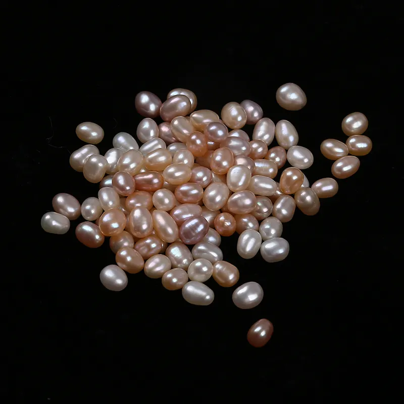 Hochwertige 5-6mm Perle Reisform Natürliche Lose Süßwasser perle