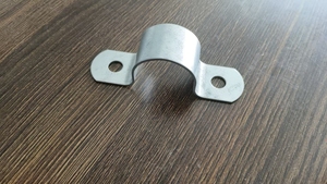 <span class=keywords><strong>Pince</strong></span> <span class=keywords><strong>à</strong></span> clipser personnalisée OEM en acier galvanisé, finition zinc, <span class=keywords><strong>pince</strong></span> en U pour fixation de tuyaux - Product Image 3