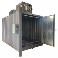 Four de peinture à poudre à brûleur diesel/gaz/GPL, pour le revêtement de profilés en acier, séchage et durcissement de peinture en gros volume, moteur Changhe
