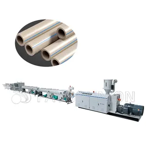 FAYGO UNION China high quality PPR pipe plastic extruder PPRC pipe plant double layer PPH pipe extrusion line