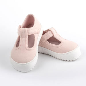 Vente en gros de chaussures tendance pour enfants chaussures en toile écologiques colorées pour filles - Product Image 2