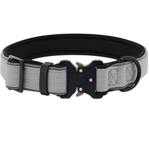 <span class=keywords><strong>Collar</strong></span> Táctico para Perro con Luz Reflectante, Ajustable, para Perros Grandes y Medianos, Correa para el Cuello - Product Image 5