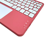 Nouveau clavier sans fil universel Tasso pour tablette 10 pouces en plastique, avec pavé tactile 7 touches, touches multimédias, USB Type-C, logo personnalisé, RGB