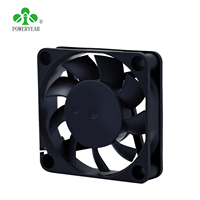 POWERYEAR Source Factory CE UL Low Noise Dc Brushless Fan 3pin 60mm 5v 12v Dc Cooling Fan Motor 60x60x10