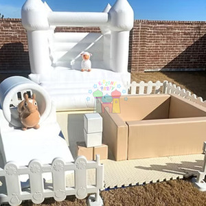 Juego de interior portátil plegable para niños pequeños, puerta al aire libre, valla de seguridad, Corralitos para niños y bebés - Product Image 5