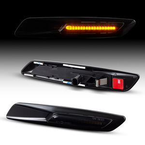 Migliore per BMW E60 E61 E82 E88 E90 E91 E92 E93 5 serie dinamico ambra LED bianco fumé indicatore laterale Fender lampada indicatori di direzione luci - Product Image 2
