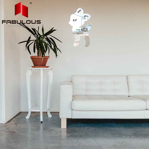 <span class=keywords><strong>Specchio</strong></span> appeso A Forma di Gatto Parete <span class=keywords><strong>Specchio</strong></span> Decorativo Moderno Design Nursery Decorazione Della Parete di Arte - Product Image 5