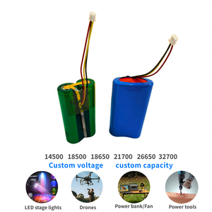 Baterai Lipo OEM 18650 2S1P 2.5Ah 3.6V 3.7V 7.4V 12V 24V Baterai Isi Ulang Silinder Paket Baterai Lithium Ion Solid State - Product Image 1