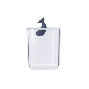 Boîte de rangement en acrylique transparente C193 pour cotons-tiges, tampons et maquillage, motif animal, vente en gros - Product Image 4