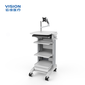 Chariot médical industriel moderne 4K pour ordinateur portable d'endoscopie roues de chariot en métal en acier plastique prend en charge l'utilisation d'atelier de bras hôpitaux - Product Image 1