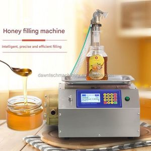 Machine de remplissage semi-automatique pour pâtes visqueuses : miel, huile de cuisson, graisse de porc, sauce chocolat, sirop, pâte de sésame, huile pour engrenages - Product Image 2