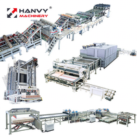Hanvy Factory Ensemble complet automatique de contreplaqué complet faisant des machines