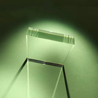 Prisme hexagonal en silice fondue guide de lumière uv en verre optique sur mesure