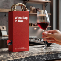 Emballage de bière en Bag-in-Box de qualité alimentaire, haute performance, étanche, écologique, durable, avec robinet de distribution à valve, tailles et couleurs personnalisables