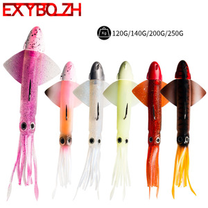 Señuelo de calamar de 18 cm, cebo blando para pesca en el mar, señuelo de jig para calamar gigante, cebo de fondo para peces de agua salada YJL189, marca privada con licencia - Product Image 2