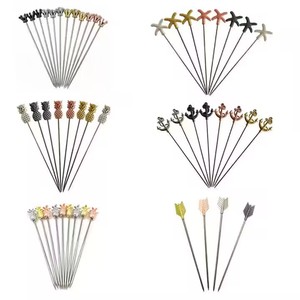 Булавки для коктейлей из нержавеющей стали, 13 см - Product Image 1
