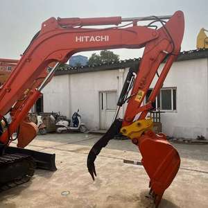Mini-excavatrice Hitachi ZX55U/ZX50 d'occasion, modèle 2020, 5,25 tonnes, excellent état, avec moteur, boîte de vitesses et pompe - Product Image 3