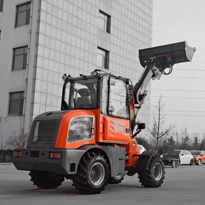 EVERUN 800kg ER1200F Construction Machinery With Pallet Forks Hydraulic <strong>Front</strong> <strong>End</strong> Compact Telescopic Mini Wheel <strong>Loader</strong> - Product Image 6