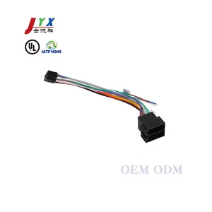 JYX Manufacturer ODM/OEM Custom 16 Pin Plug Cable Car Stereo Radio Wire Harness With UL And IATF16949