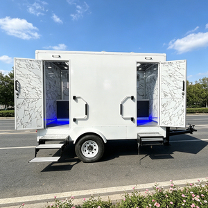 <span class=keywords><strong>Caravane</strong></span> mobile <span class=keywords><strong>WC</strong></span> <span class=keywords><strong>et</strong></span> <span class=keywords><strong>douche</strong></span> sur roues <span class=keywords><strong>avec</strong></span> cuisine <span class=keywords><strong>et</strong></span> égouts 110V – Salle de bain portable - Product Image 1