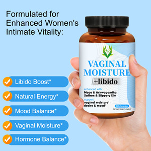 แคปซูลสมุนไพรเสริมความชุ่มชื้นช่องคลอดสำหรับผู้หญิง บรรจุขวด  OEM ODM รับผลิตตามสั่ง  แคปซูลปรับสมดุลอารมณ์ - Product Image 4