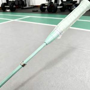 Ensemble <span class=keywords><strong>de</strong></span> raquettes <span class=keywords><strong>de</strong></span> badminton en alliage <span class=keywords><strong>de</strong></span> fer pour débutants, professionnel, durable, léger, revêtement lumineux <span class=keywords><strong>de</strong></span> haute qualité - Product Image 4