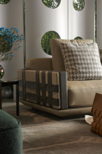 ספה מודולרית מינימליסטית איטלקית מקורית, תצורות בהתאמה אישית, ישרה, פינתית גדולה, מתאימה לסידור הבית שלך - Product Image 2