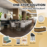 Comptoir de boulangerie de luxe au design moderne en bois, comptoir de bar de café en forme de L, bureau de réception de café avec éclairage LED intégré
