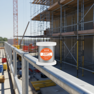 Cable de Acero Inoxidable Vevor de 1/16 Pulgadas 7x7, 330 Pies, T304, para Barandillas y Uso Mecánico - Product Image 2