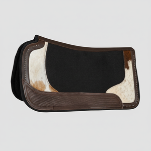 Vente chaude Premium Vardhman Western Tapis de Selle Nouvelle-Zélande Laine Feutre Cuir Patch Conception Polaire Directe En Gros Fabricant - Product Image 1