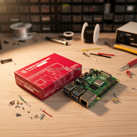 Raspberry Pi 3 Modelo B+ 4 Modelo B 5 Placa de Desarrollo con 1GB/2GB/4GB/8GB de RAM en Existencia
