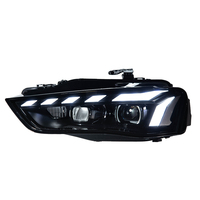 Poland 2PCS AKD Phare de voiture pour Audi A4 2013-2016, avec DRL, clignotant, feux de route et lentille de projecteur