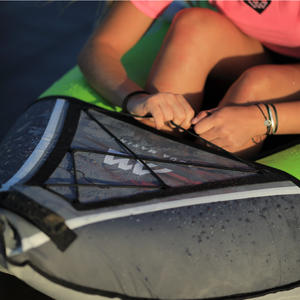 LAXO 380厘米3人充气船皮划艇全聚酯小艇筏独木舟盖3气室户外漂流运动 - Product Image 3