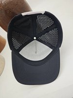 Gorras de Golf Personalizadas con Logotipo Bordado en Goma, Gorra Deportiva de Nailon Perforado de 5 Paneles, Gorras de Béisbol Impermeables con Cierre a Presión y Cuerda