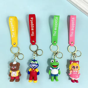 Cross-Border <span class=keywords><strong>Muppets</strong></span> Adventures Cartoon Digital Photo Llavero Colgante Lindo Komi Frog Pig Bear Walter Adventures Puppet Back - Product Image 1