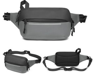 กระเป๋าคาดอกผ้าใบคาดลำตัวสำหรับวิ่งกระเป๋าคาดเอวกระเป๋าคาดเอวกระเป๋ายุทธวิธีกระเป๋าคาดเอวสำหรับทั้งชายและหญิงกระเป๋าคาดเอวสำหรับเดินป่า - Product Image 4