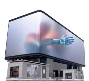 Fenêtre extérieure adhésive LED film flexible transparent écran d'affichage publicitaire écran pour exposition montre couleur RVB