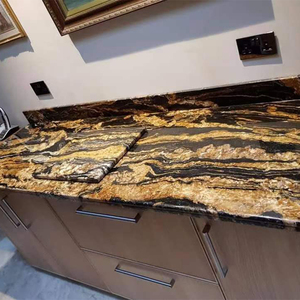 Campione Gratuito <span class=keywords><strong>di</strong></span> Lastre <span class=keywords><strong>di</strong></span> <span class=keywords><strong>Granito</strong></span> Oro Magma Naturale Lucidato - Product Image 4