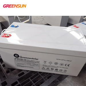 ソーラーゲル電池12V 300ah 200ah 100ah家庭用システム用ソーラーエネルギー蓄電池 - Product Image 1