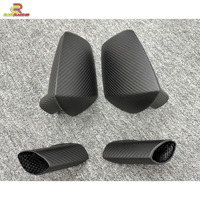 TYPE-Couvercle de rétroviseur latéral en fibre de carbone mat pour Lambo Aventador LP700 2011-2015 Capuchon de rétroviseur arrière en carbone Pièces de voiture