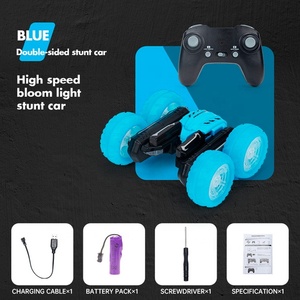 Popular Upgrade S688-1D 2.4G RC Stunt Car <strong>Transformation</strong> Double Sided <strong>Remote</strong> <strong>Control</strong> Model Twist Car with LED Light in the Dark - Product Image 6